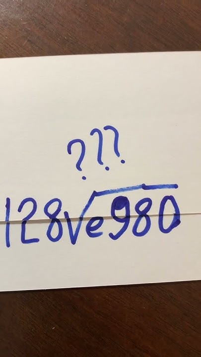 what-is-128-square-root-of-e980-youtube