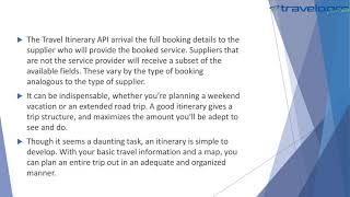 Travel Itinerary API