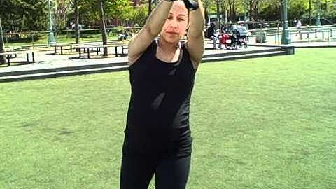 TRX Woodchop 32 weeks pregnant