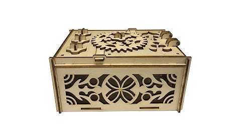 Laserbox case assembly: Cipher Code Deposit Box