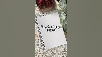 Easy Front Page Design School Project, Assignment #aesthetic #shorts #viral #art #frontpagedesign