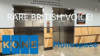ULTRA RARE VOICE! Kone Monospace 500 MRL Traction Elevators - Whole Foods • Towson, MD