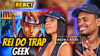 REACT | Tipo Boruto Uzumaki 🔥 (Boruto Two Blue Vortex) Prod. MK & SID | MHRAP