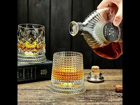 260 Degree Rotating Base Unique Glass - 1 Pcs