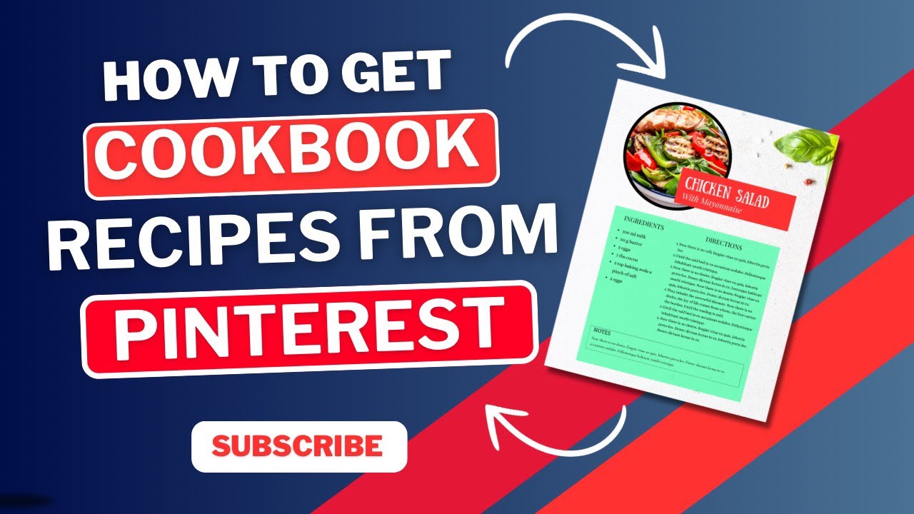 How to Get Cookbook Recipes from Pinterest for AMAZON KDP