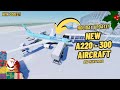 NEW A220-300 Plane Holiday Update in Cabin Crew Simulator | ROBLOX | AlyXV