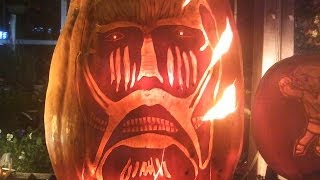 Halloween Pumpkin "Super-sized titan -Attack on Titan-"　ハロウィンかぼちゃ「超大型巨人　進撃の巨人」