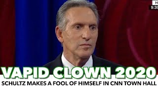 Howard Schultz Makes A Fool Of Himself In CNN Town Hall