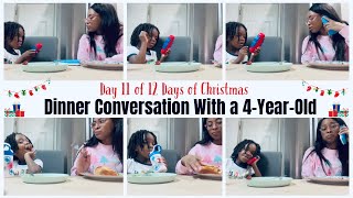 12 Days of #Vlogmas | Day 11 | Dinner Conversation