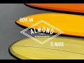 How an almond surfboard is made