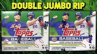 OPENING 2022 TOPPS UPDATE (2) JUMBO BOXES MLB Baseball Cards