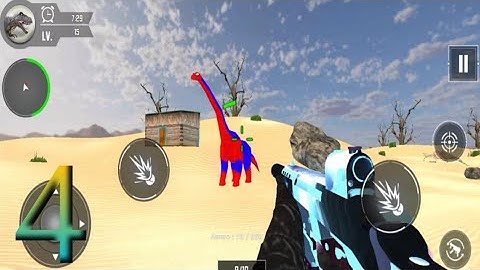 Dino Hunter 3d Hunting Games Android Gameplay Part - 4