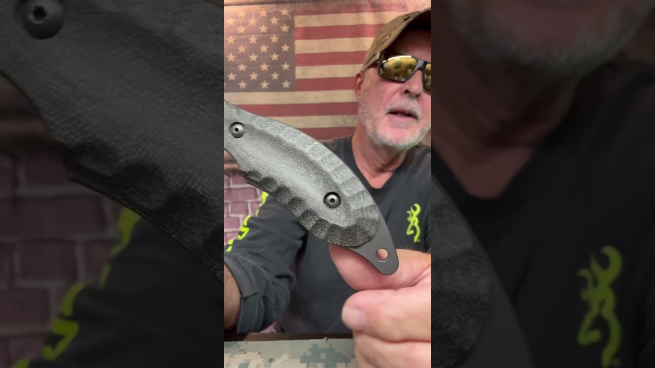 SOG KIKU Blackout Fixed Blade Knife Modified Sheath