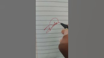 Signature "Disha" #disha #shorts