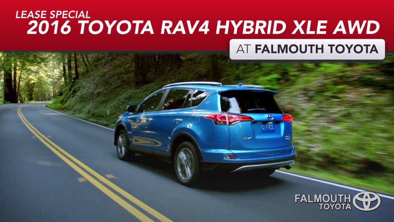 2016 Rav4 Hybrid Xle Lease Special Falmouth Toyota Bourne Ma You Premium