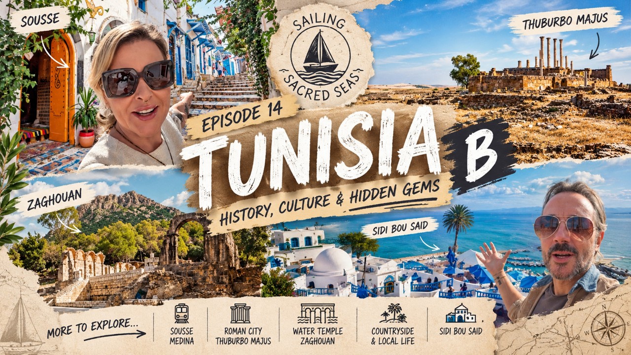 ⁣Northern Tunisia Road Trip - Wintering our sailboat in Monastir Marina S1,5 EP.14