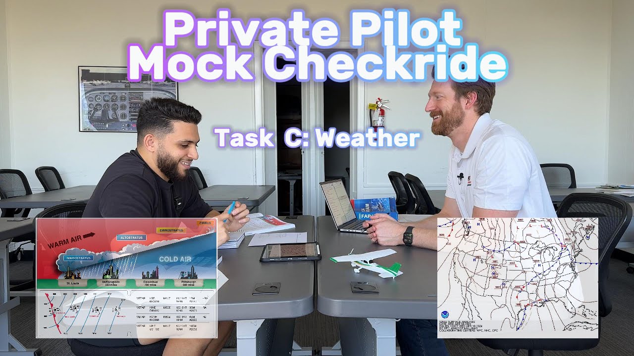 Private Pilot Mock Checkride Task C: Weather (Part 3/8