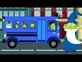 Wheels on the bus go round and round | Scary Haloween Nursery Rhyme