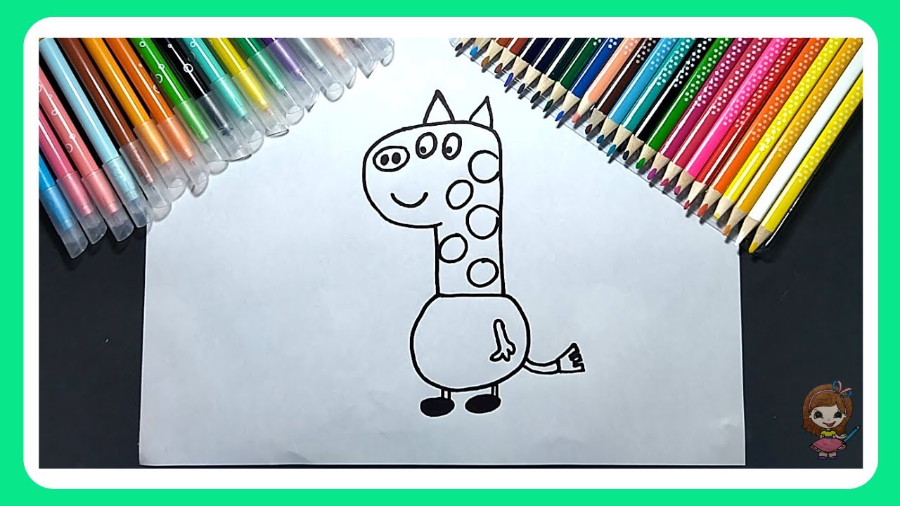 How To Peppa Pig Drawing