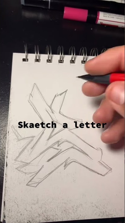 How To Draw Graffiti. #shorts