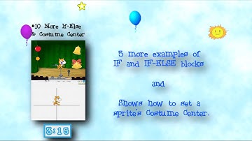 Programming 4 Kids in Scratch 2: Show #10 of 27 - More If-Else Blocks and the Costume Center