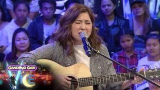 Ggv Exclusive Moira Dela Torre Sings Her New Composed Song