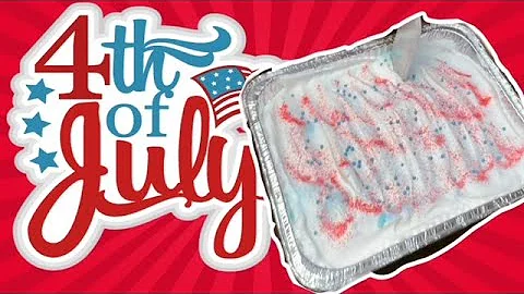 Easy Jello Poke Cake | 4th Of July Dessert's