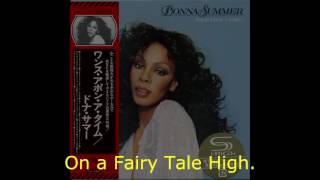 Donna Summer - Fairy Tale High LYRICS - SHM &quot;Once Upon A Time&quot; 1977