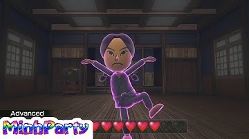 Wii Party U Minigames Gameplay Dojo Domination #20 @MINH PARTY U