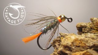 Tying the Blowtorch (Euro nymph fly pattern)