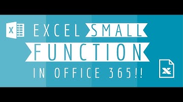 How to Use Excel SMALL Function in Office 365? GeekExcel