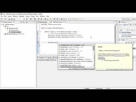 Débuter avec Java: le premier programme (suite suite)