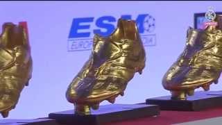 Cristiano Ronaldo receive Golden Boot 2015