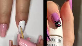 5 Easy Nail Ideas for beginner!- Flamingo🦩, Rilakkuma, Cat, Unicorn🦄