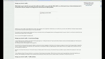 SpiderLoop SEO for asp.net Intro PT #3