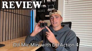DJI Mic Mini with DJI Action 4 | How to Connect & Review