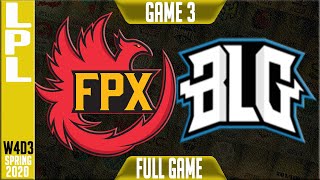 FPX vs BLG Highlights ALL GAMES | LPL Spring 2020 W4D3 | FunPlus Phoenix vs Bilibili Gaming