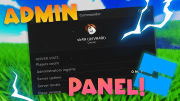 How to get a Advanced Admin Panel in your Roblox Game! | Roblox Studio