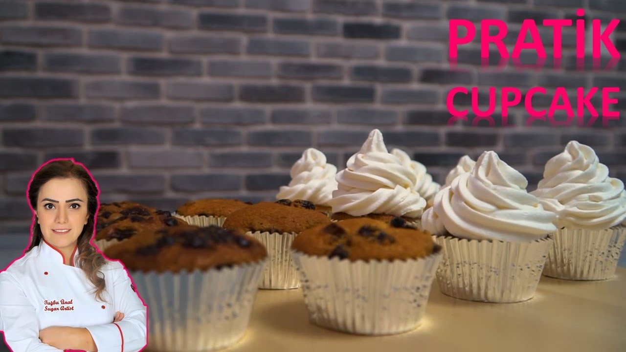 Pratik Cupcake & Kremalı Muffin / Easy Cupcake & Muffin with Cream
