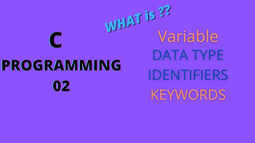 Lecture 2 variable, data types, identifiers, keywords in C language [IN HINDI] by Tech Education