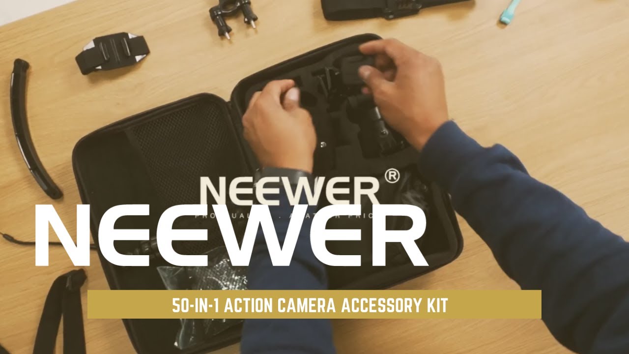 NEEWER 50 en 1 Kit d'accessoires pour Caméra d'Action Compatible