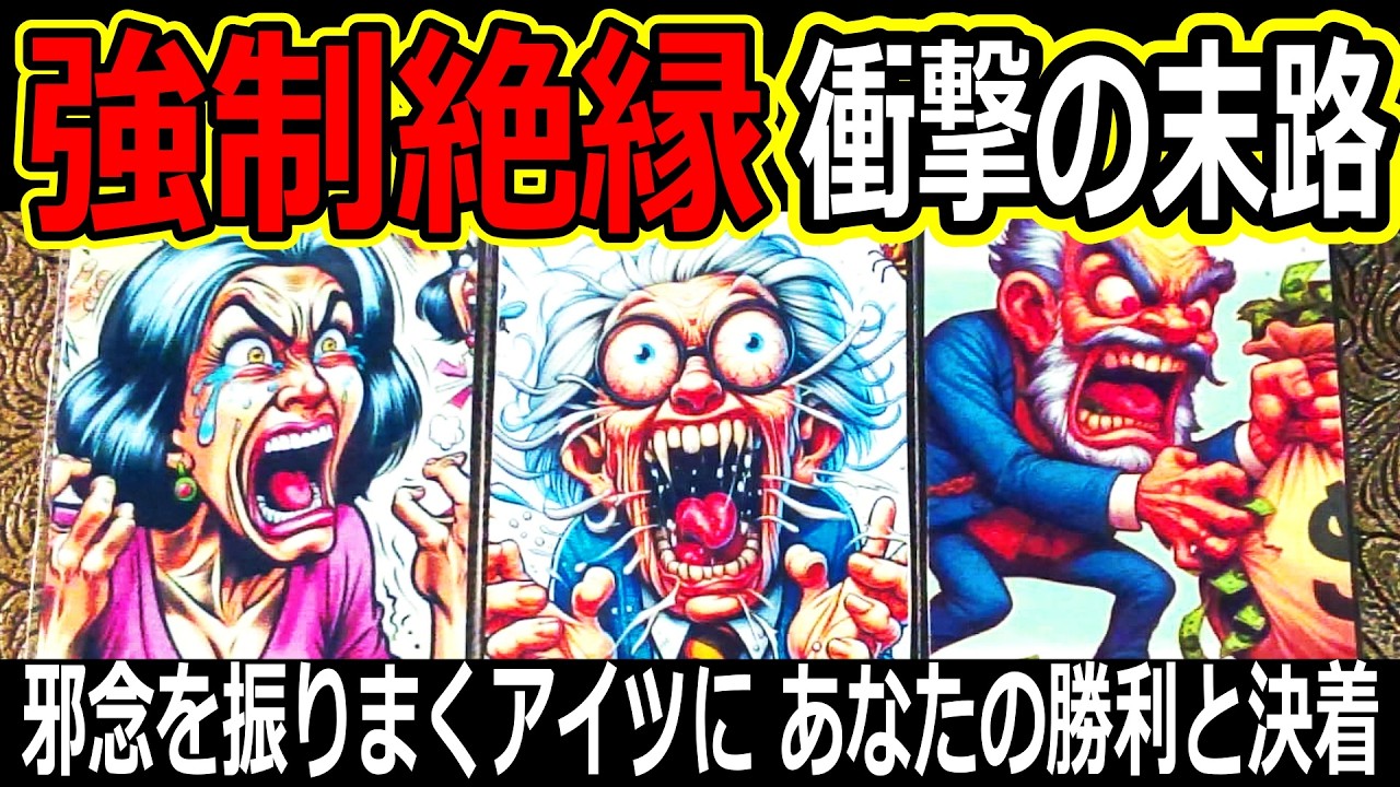 🔥強制絶縁🔥邪念を振りまくあの人に下る⚡衝撃の末路。タロット占い🔮