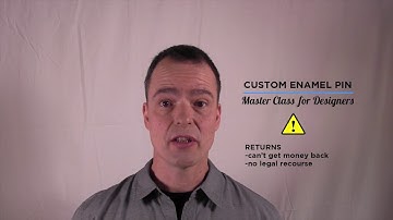 Custom Enamel Pin Master Design Class Video 4