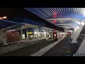 Stasiun Curah Malang di malam hari.
