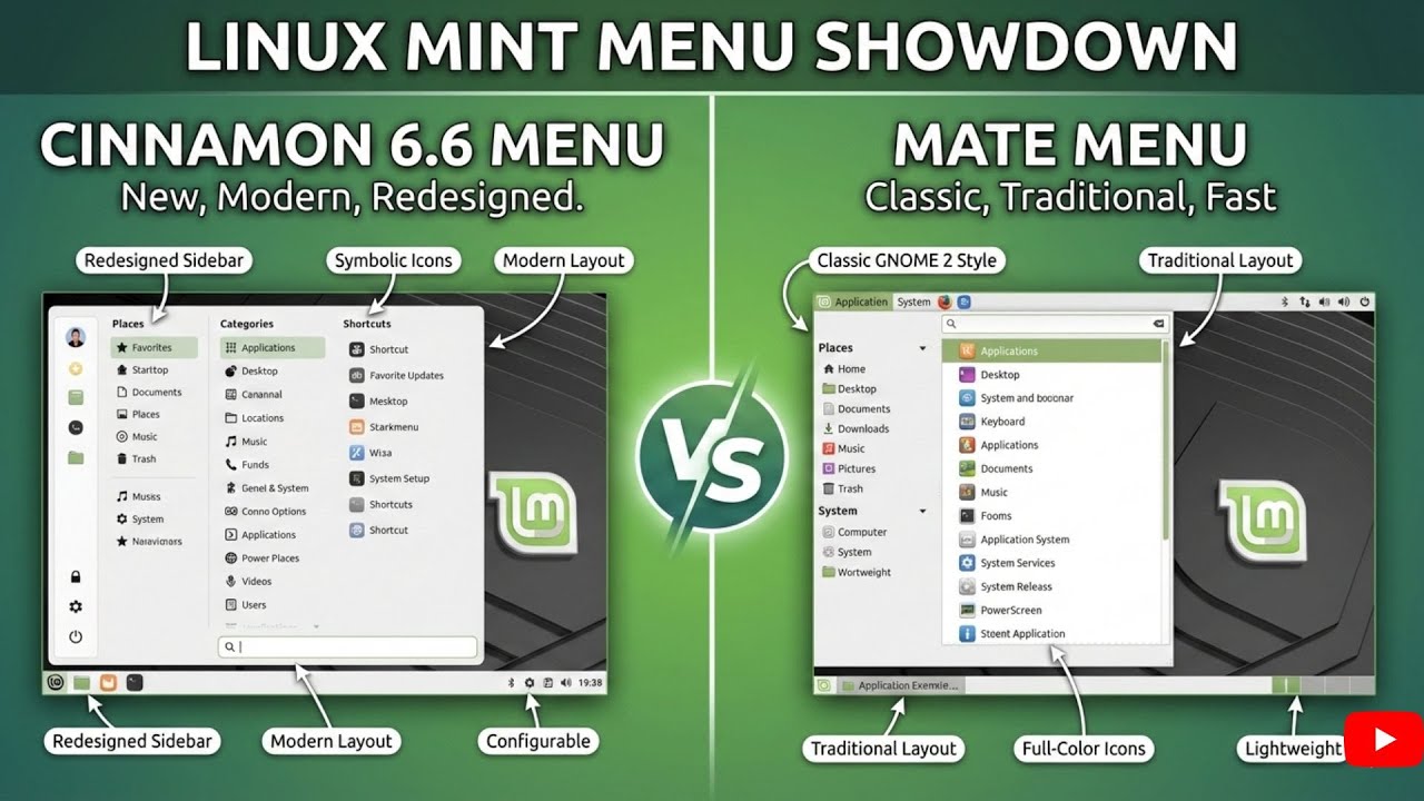 Why I Hate (and Love) Linux Mint's New Menu - YouTube