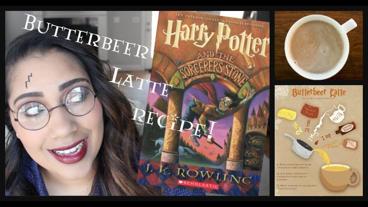 ♥♡BUTTERBEER LATTE RECIPE INSPIRED BY HARRY POTTER!♥♡ - YouTube