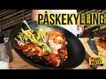 Påskekylling - øldampet og grillet kylling med wokede grønsaker