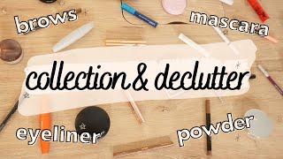 Powder, Mascara, Eyeliner, Brow Collection \& Declutter! Dec 2021