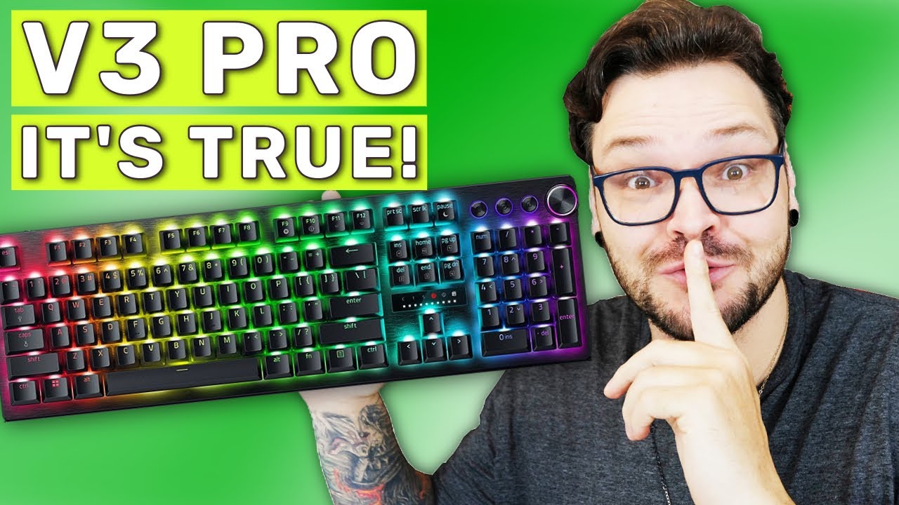 EVERYTHING YOU HEARD ABOUT THIS KEYBOARD IS TRUE | Razer Huntsman V3 Pro Review