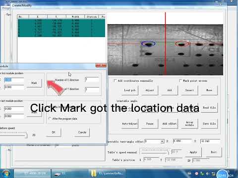 S4000 Axial insertion machine-Software edit trainning video